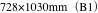 728×1030mm（B1）