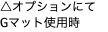 △オプションにて