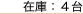 在庫：４台